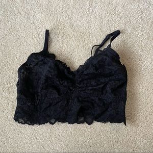 NWOT PINK Victoria’s Secret Black Lace Bralette